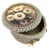 Koszyk ze sznurka bawełnianego Rękodzieło Robiony Na Szydełku HandMade